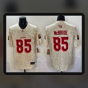 Men's NFL Arizona Cardinals Trey McBride 2025 Rivalry Collection F.U.S.E Jersey